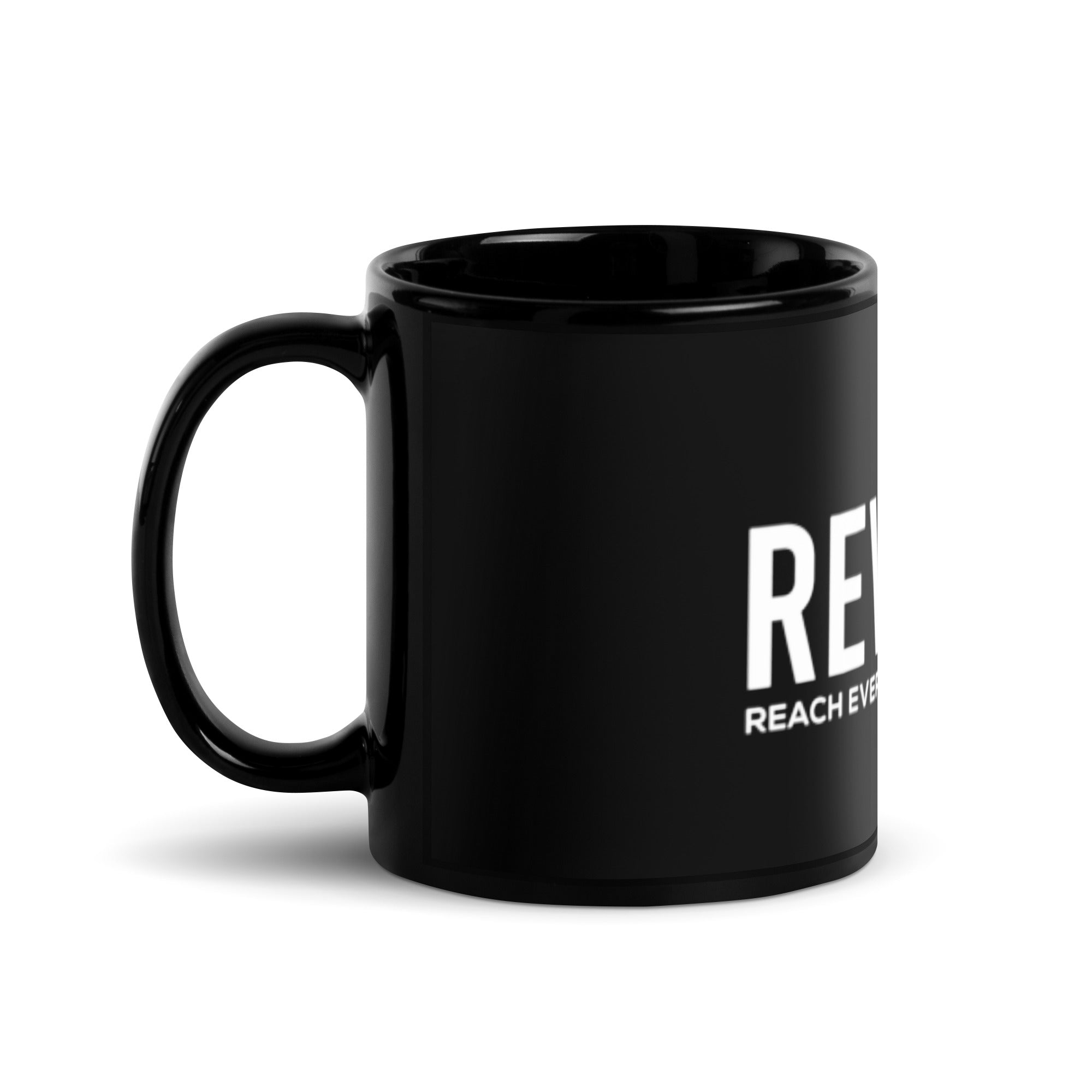 Revolt Scales Black Glossy Mug