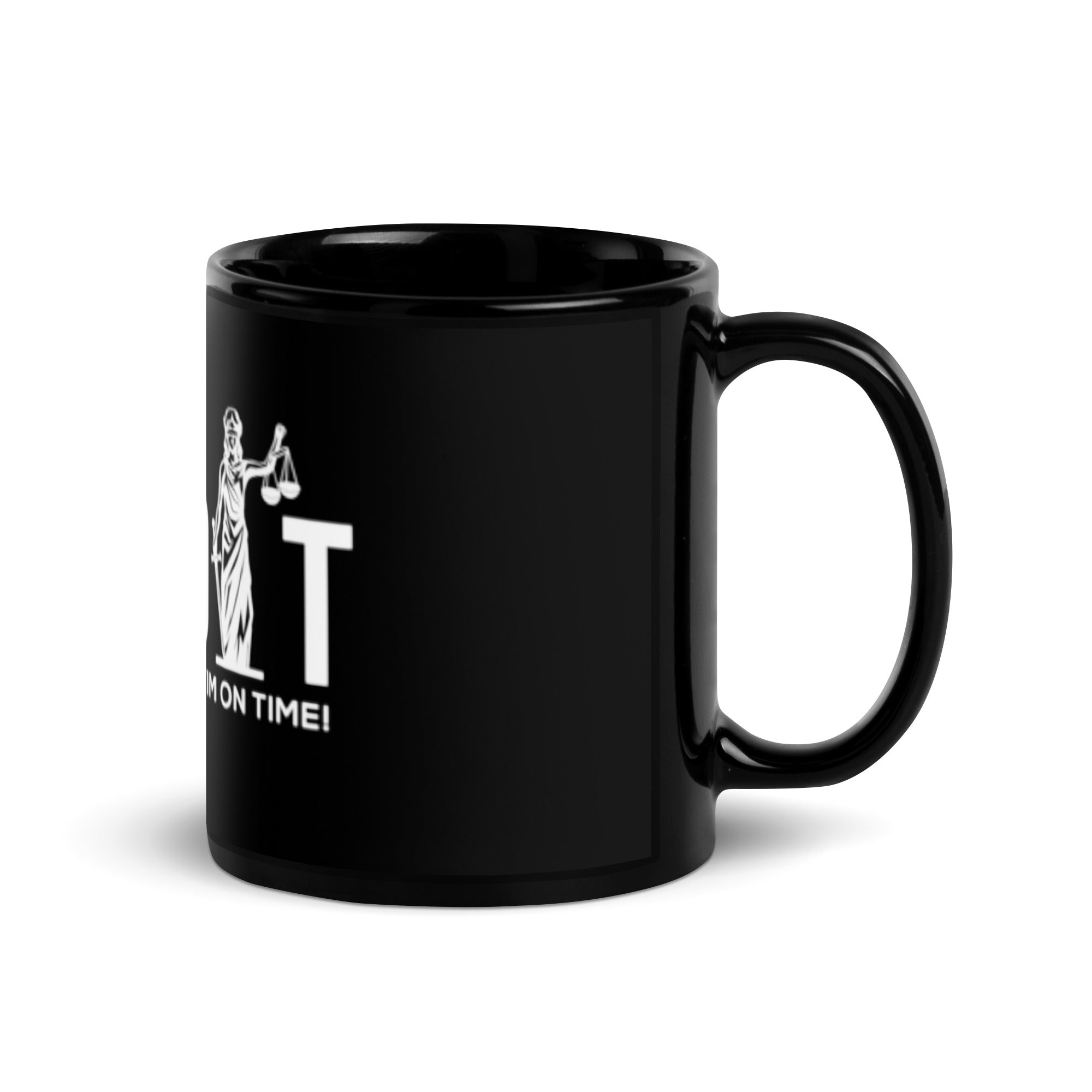 Revolt Scales Black Glossy Mug