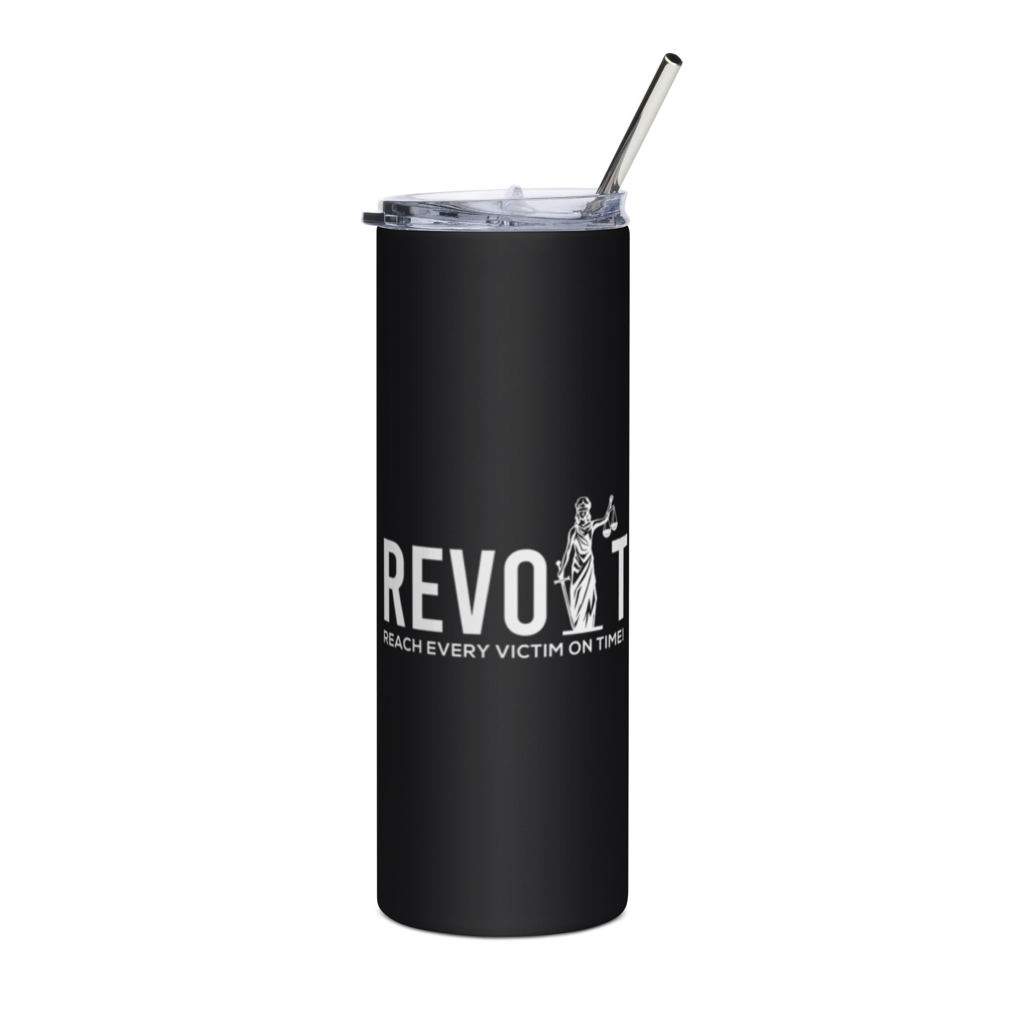 REVOLT SCALES STAINLESS STEEL TUMBLER