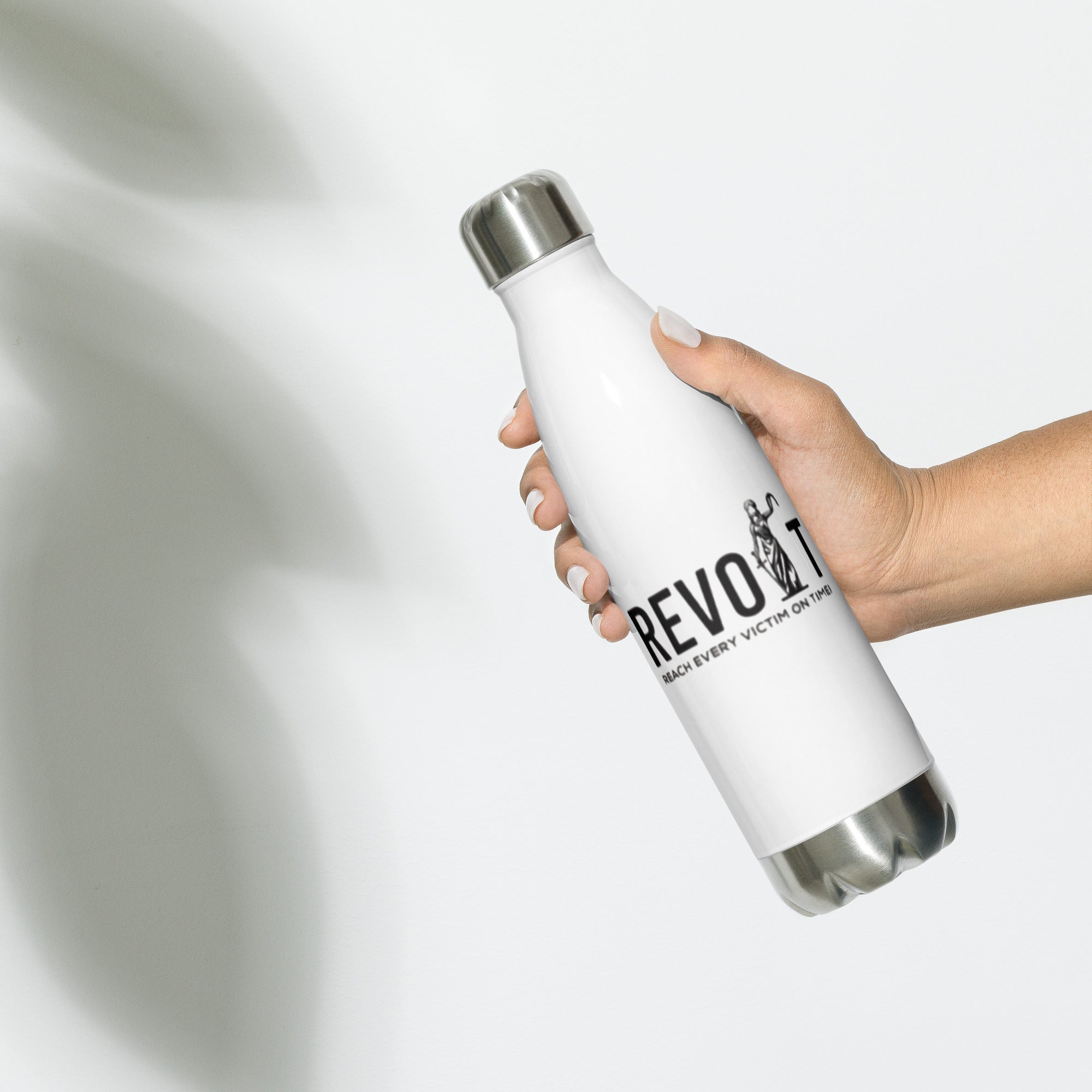 Revolt Blindfold Black Stainless Steel Water Bottle