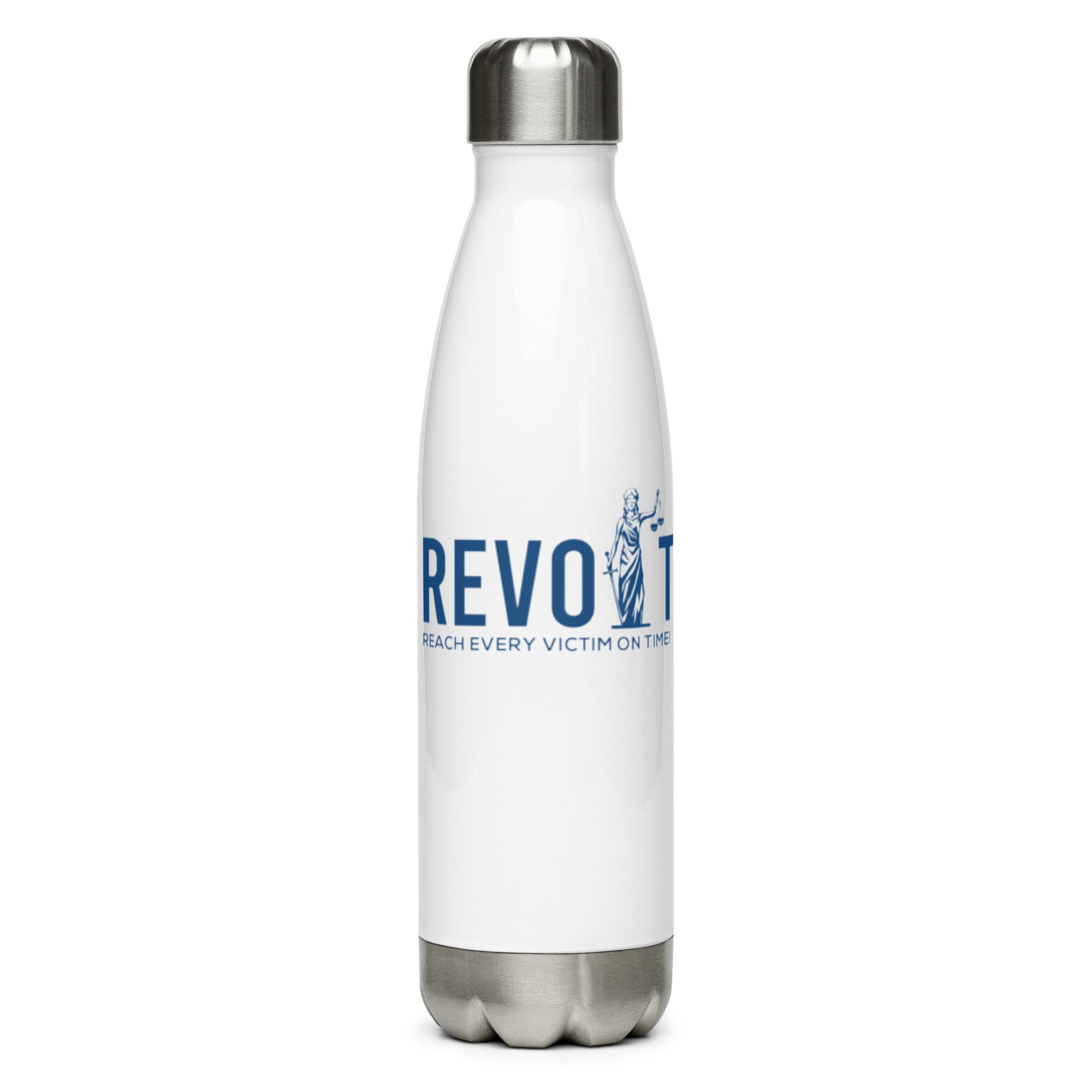 Revolt Scales Blue Font Stainless Steel Water Bottle