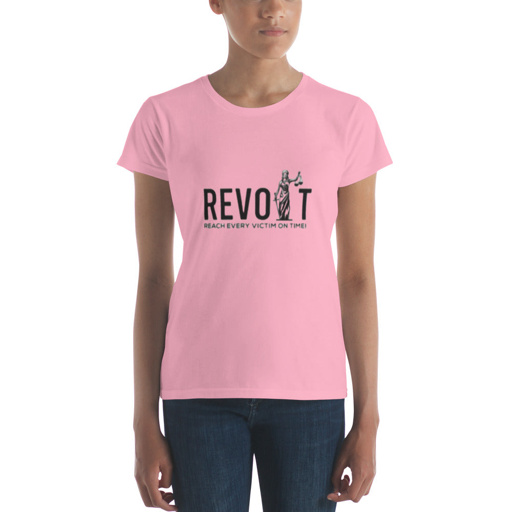 REVOLT SCALES WOMEN'S FITTED T-SHIRT