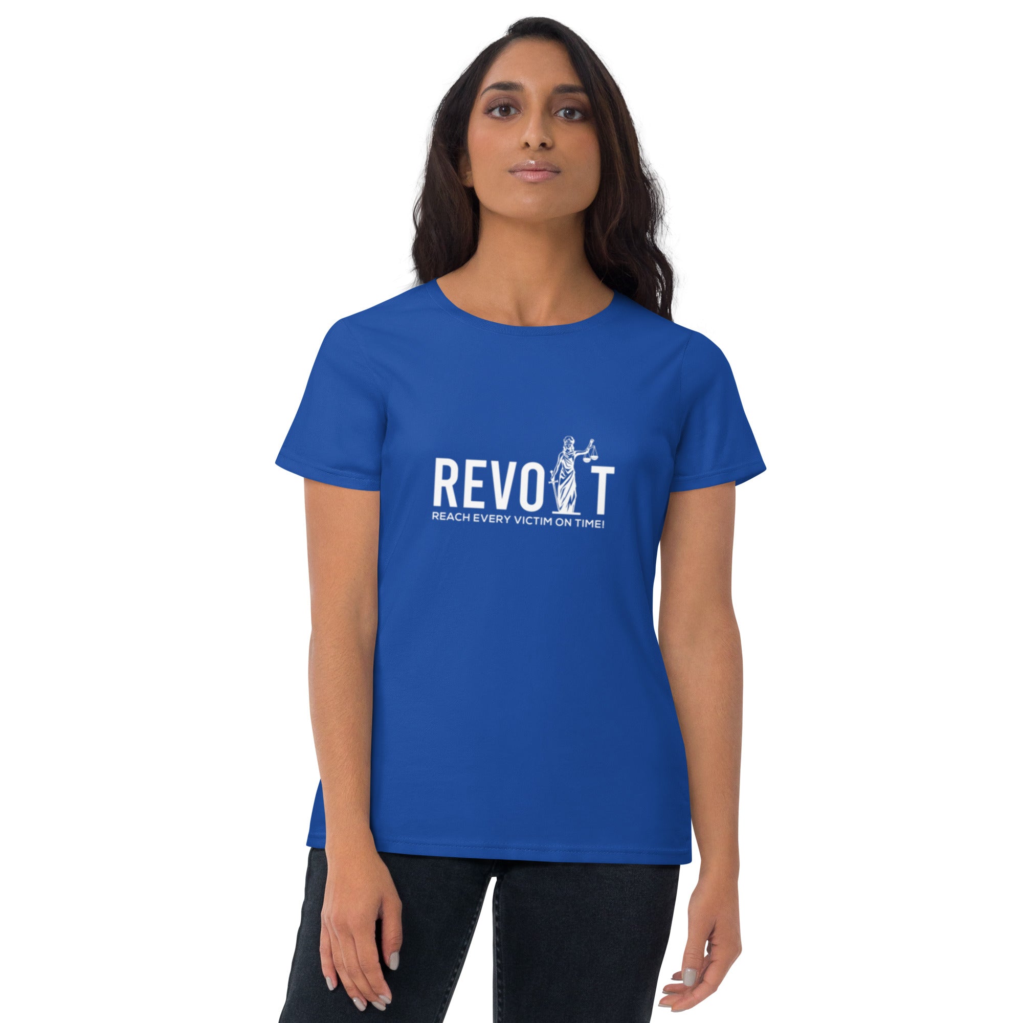REVOLT SCALES WOMEN'S FITTED T-SHIRT