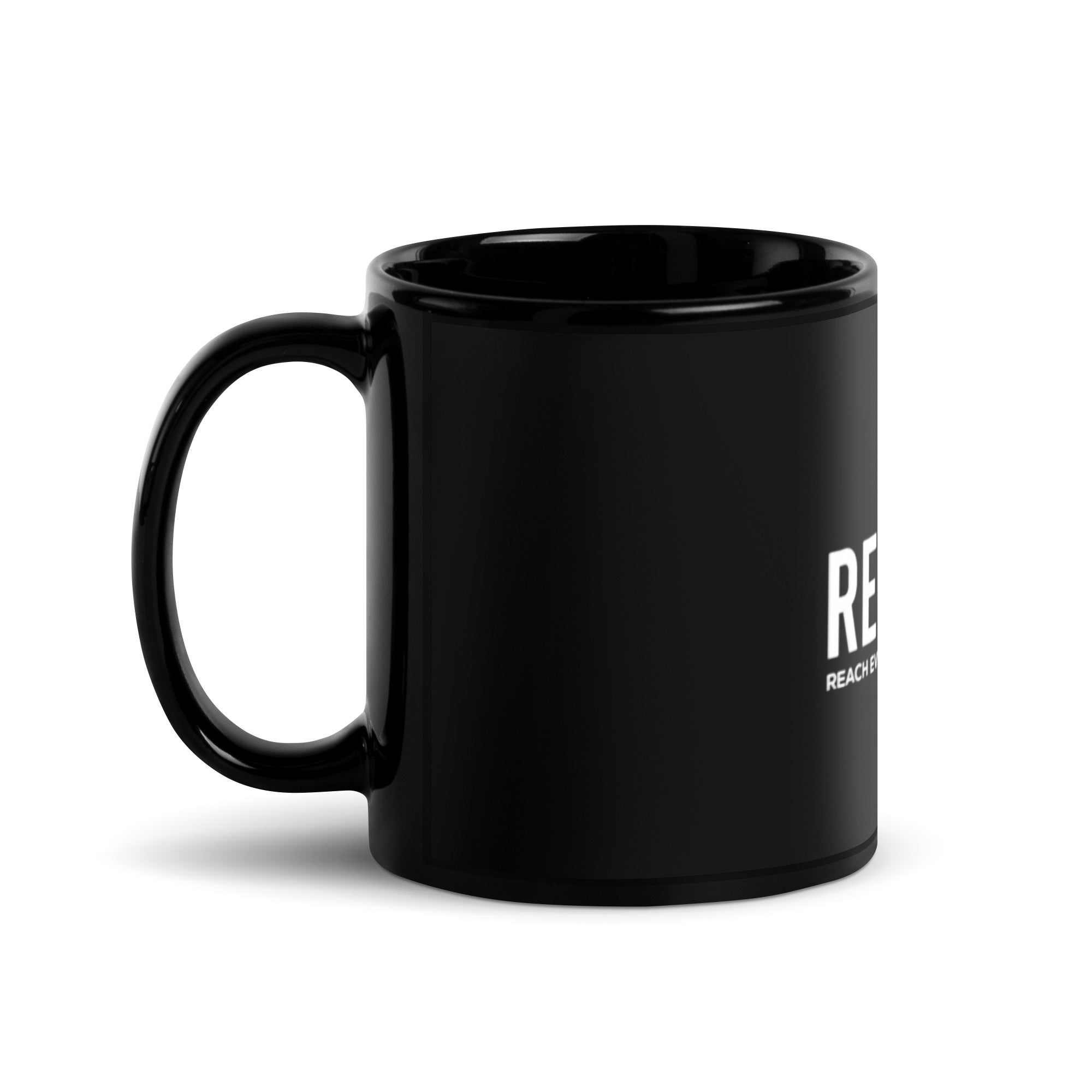 Revolt Blindfold Black Glossy Mug