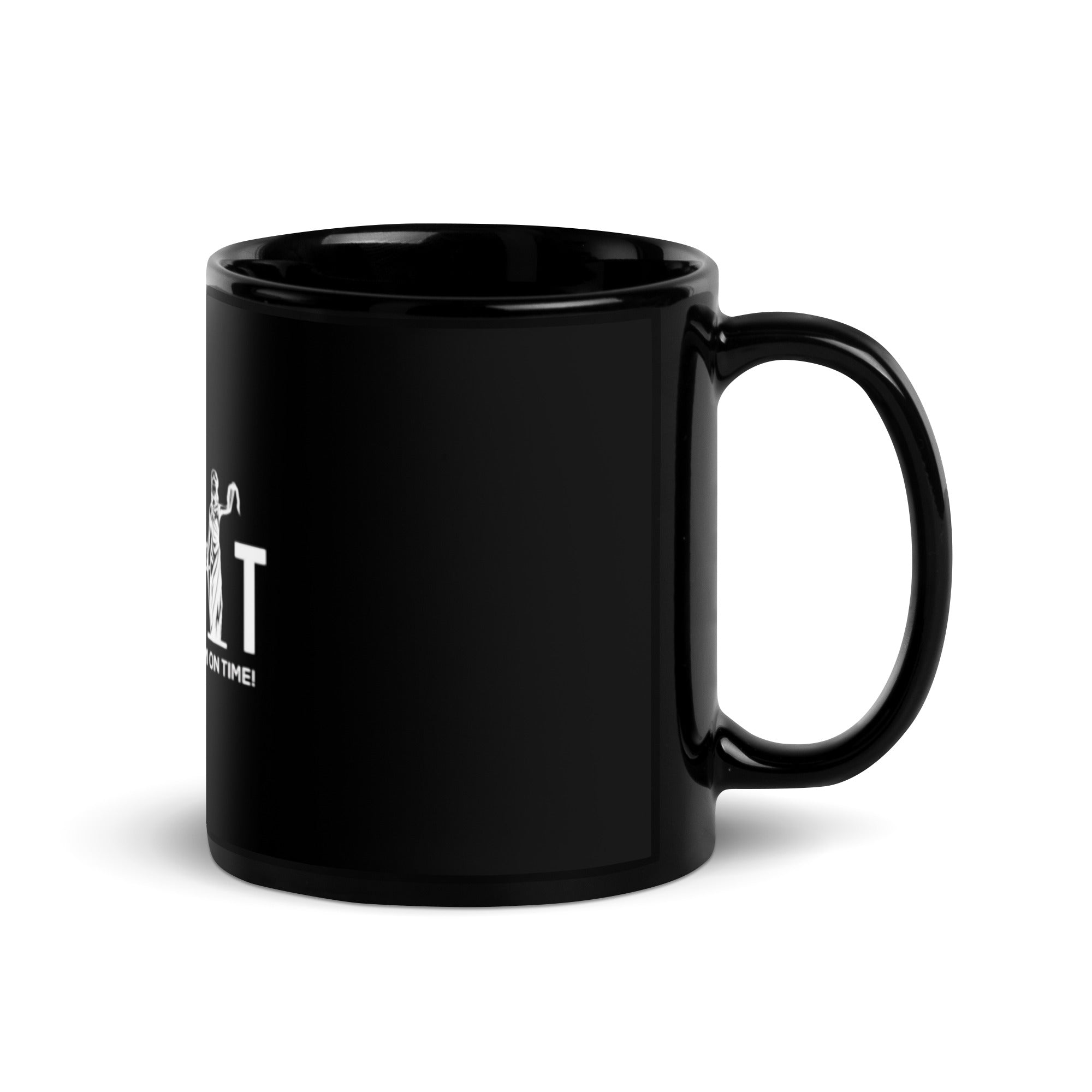 Revolt Blindfold Black Glossy Mug