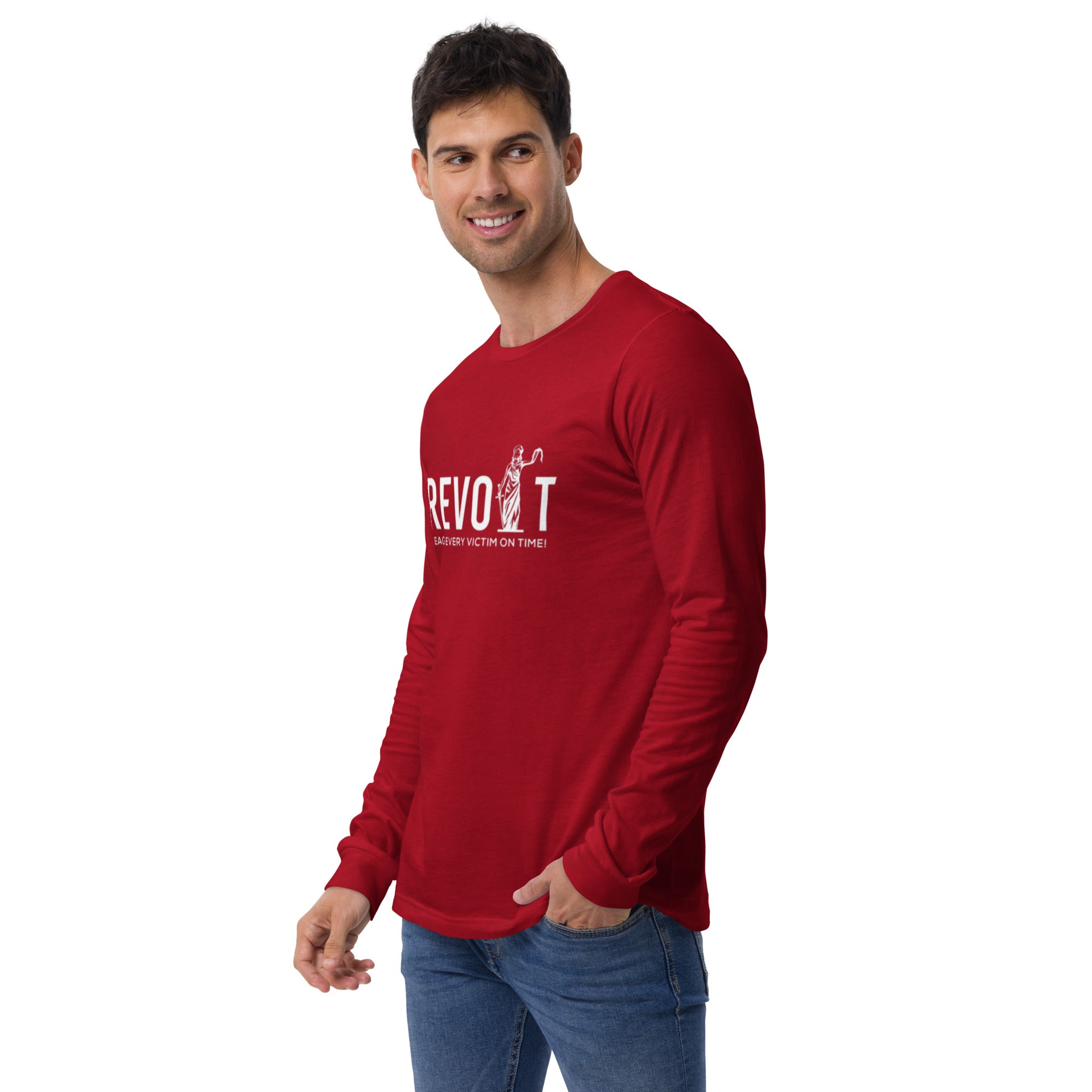 Revolt Blindfold  Unisex Long Sleeve Tee